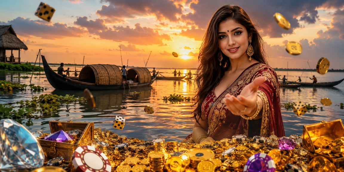 তাংগুয়ার হাওরে বাংলাদেশি ব্যবহারকারী মোবাইলে ক্রিকেট অডস দেখছেন